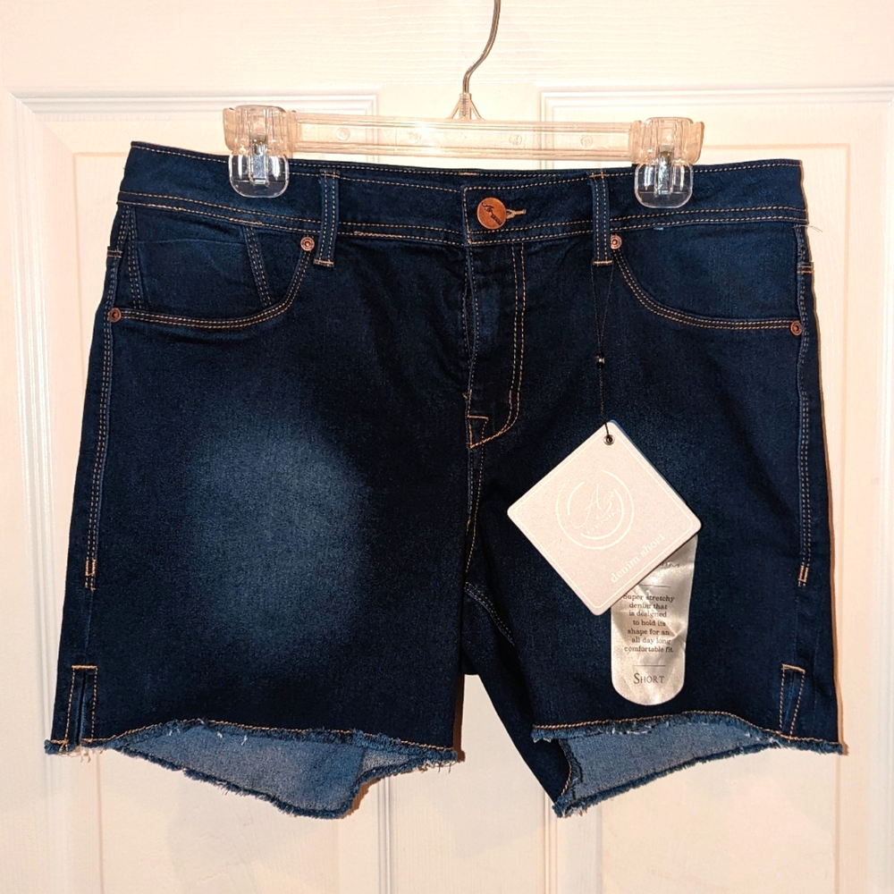 NWT Dark denim shorts